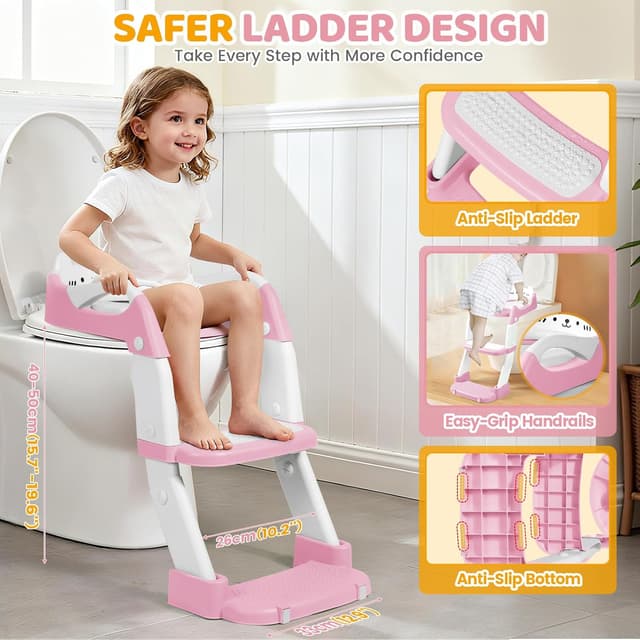 Detalle 2 de Orzbow Réducteur toilette enfant 42–46 cm 🚽