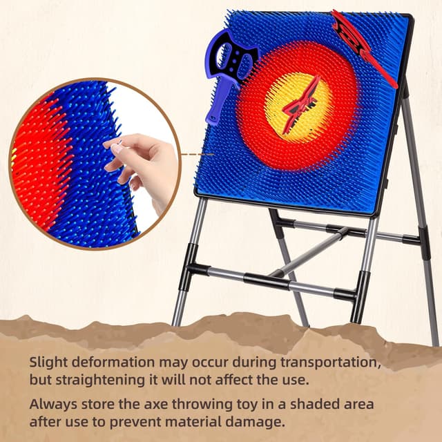 Thumbnail 6 de Folimix Axe Throwing Game for Backyard – axe throwing target set with lawn dart option (16 pieces)