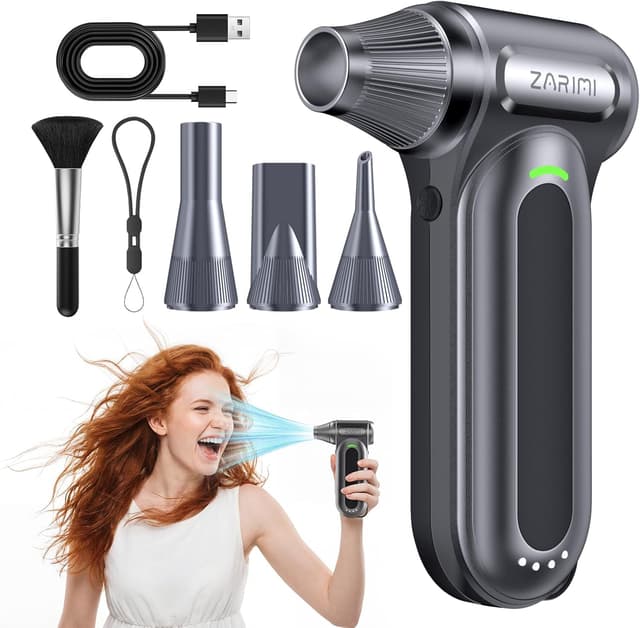 Imagen de ZARIMI Electric Compressed Air Duster (170,000RPM) Cordless Reusable Air Blower en OfertitasTOP