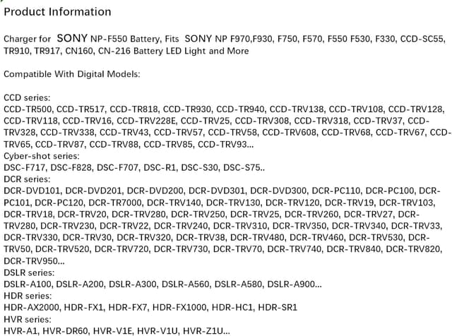 Detalle 2 de USB Dual Camera Charger for NP F970 / F930 / F750 and more