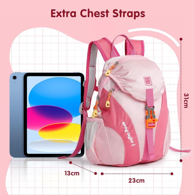 Thumbnail 2 de Cozary Zaino 5L per Bambini Rosa