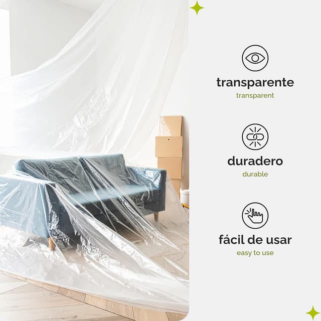 Detalle 1 de Garronda cubretodo plástico 4×5 m