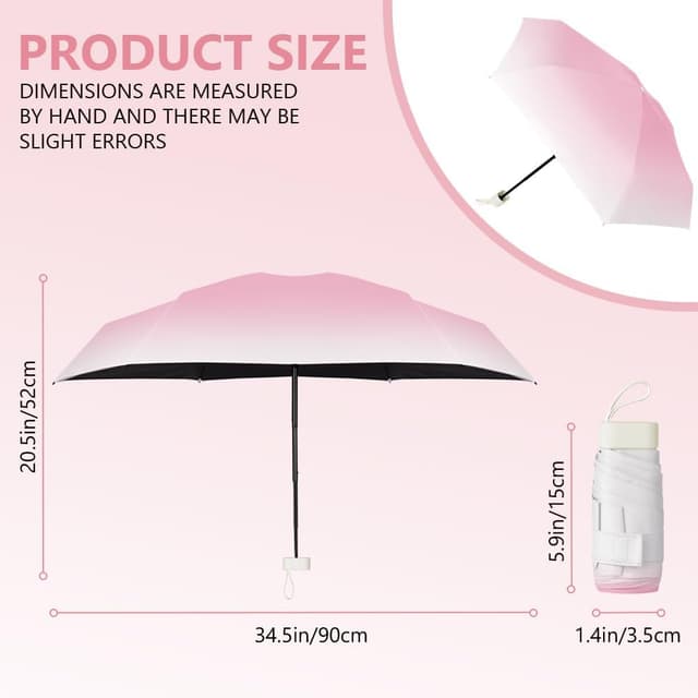 Thumbnail 3 de Aolso Reise-Regenschirm 6 Rippen