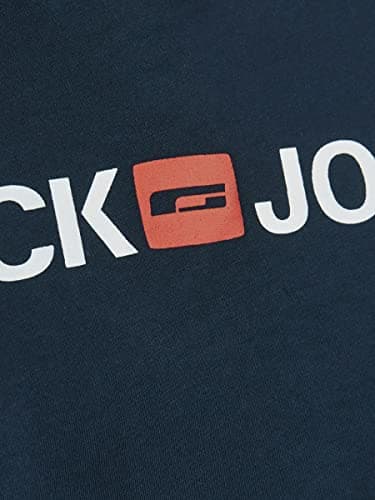 Thumbnail 8 de JACK & JONES Jjecorp Logo tee SS Crew Neck: camiseta hombre azul marino de algodón orgánico (Slim Fit)