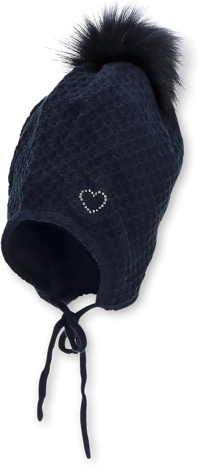 Detalle de Sterntaler Mädchen Mütze Strass Herz