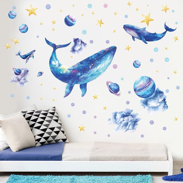 Thumbnail 4 de SHUCHING Wandtattoo Große Blauwale