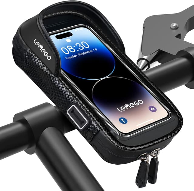 Imagen de LEMEGO Waterproof Bicycle Phone Holder 7in en OfertitasTOP