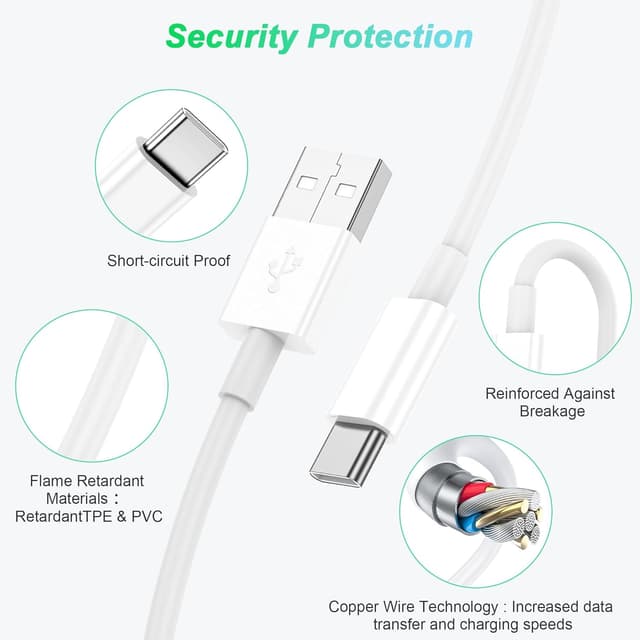 Thumbnail 2 de Car Carplay Cable USB-A to USB-C 3ft for iPhone
