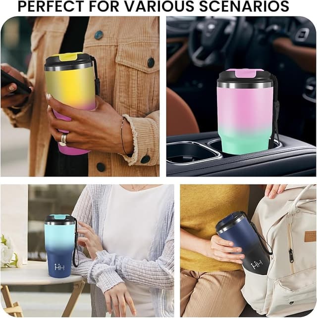 Thumbnail 5 de Termo Cafe 20oz vaso térmico 18/8, mantiene 8 h frío