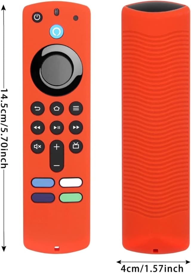 Detalle de YAREETY 2-Pack Silicone Remote Cover Replacement for Smart HD Streaming 4K Remote Controllers