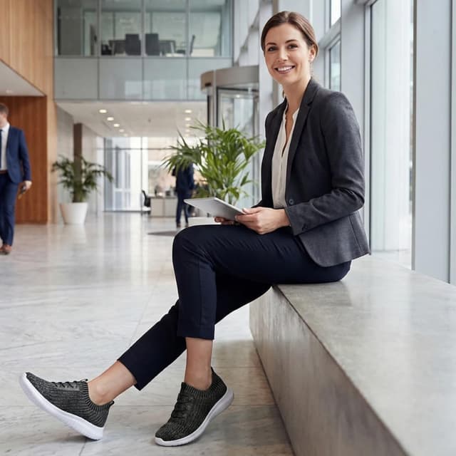 Detalle 2 de konhill Womens Slip On Trainers Comfort