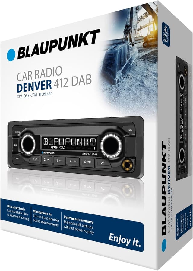 Thumbnail 4 de Blaupunkt Denver 412 DAB Autoradio 4x50W