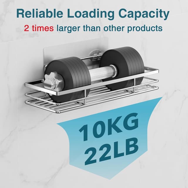 Detalle de Saffruff Shower Caddy 2-pack organiser 11.8×4.3″