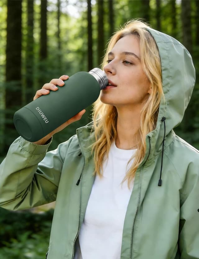Detalle 2 de DIUWEU Insulated Stainless Steel Bottle 1L