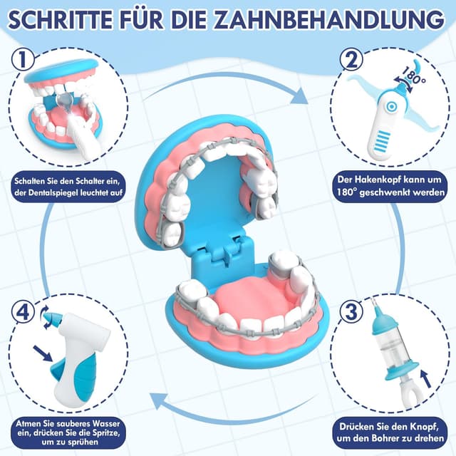 Detalle 2 de Lehoo Castle Arztkoffer Kinder 3+ fürs Rollenspiel