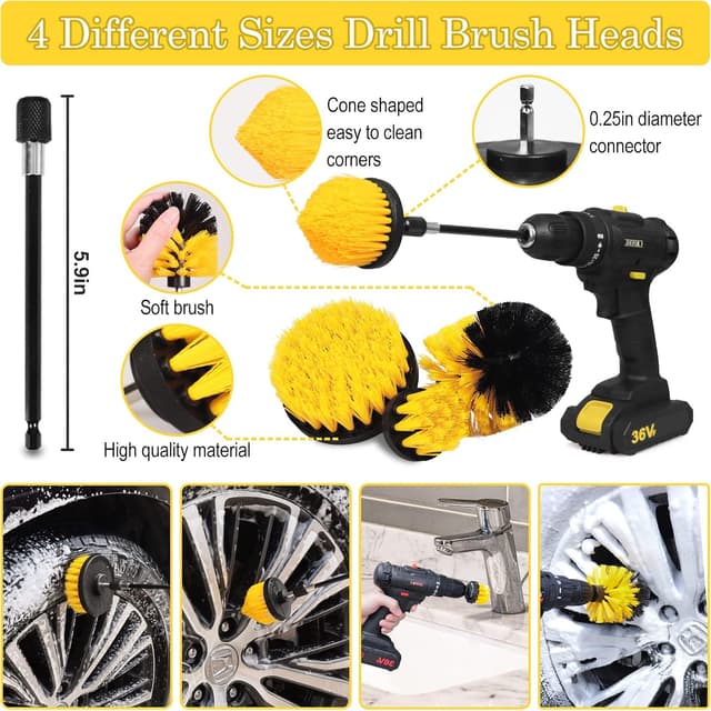 Thumbnail 3 de TTRCB 27Pcs Car Detailing Kit for Interior & Exterior