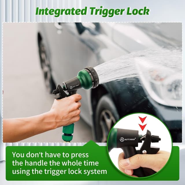 Thumbnail 6 de AUTOMAN Hose Pipe Spray Gun 7 Patterns