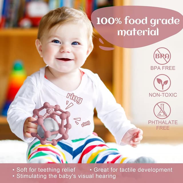 Thumbnail 2 de MCGMITT Beißring Rassel 9,7 cm