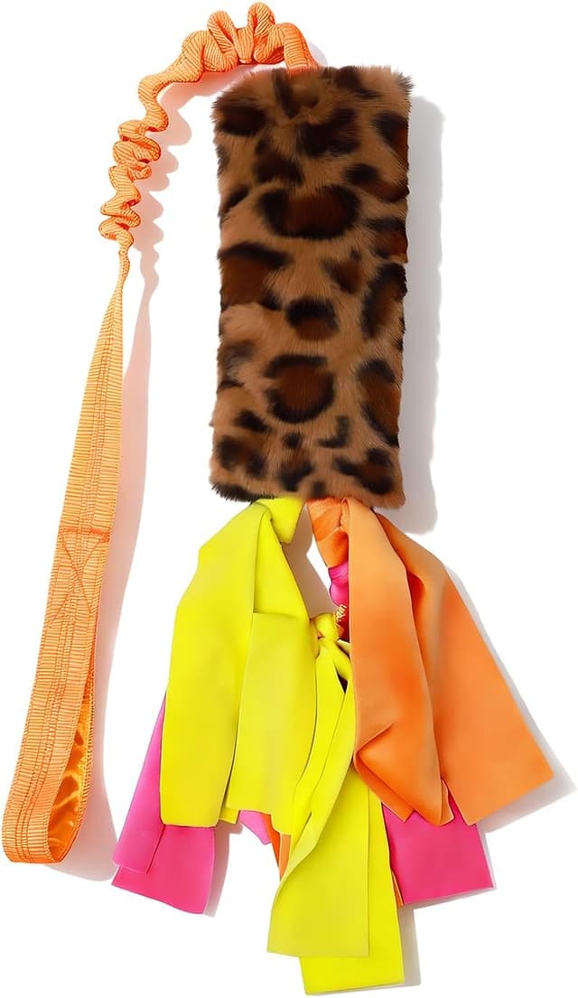 Detalle de Bestwist Dog Tug of War Toy (Interactive Bungee Plush with Squeaker) for Small, Medium and Large Breeds