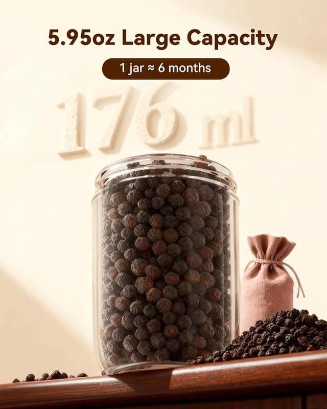 Thumbnail 4 de WONMAKE Gravity Salt & Pepper Grinder