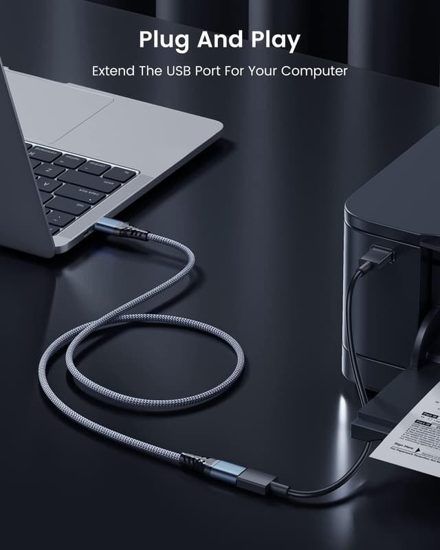 Detalle 2 de USB-3.0-Verlängerungskabel 3 m für USB Typ A