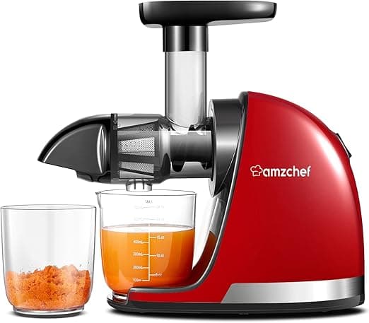 Imagen de AMZCHEF Licuadora prensado en frío 🥤 Extractor de zumos y verduras en OfertitasTOP
