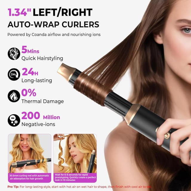 Detalle 2 de UMIGA 5 in 1 Airstyler Set mit 1000 W