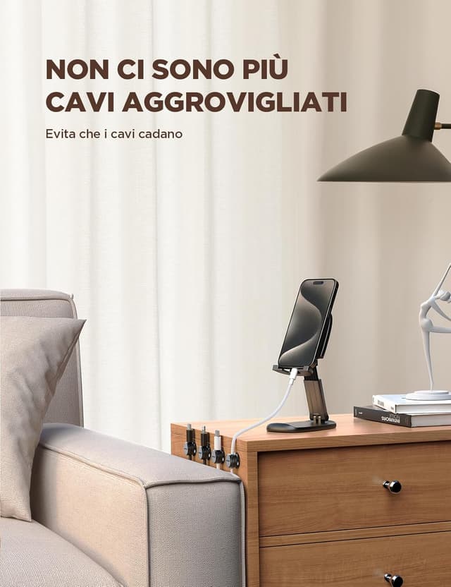 Thumbnail 6 de JOYROOM Clip per Cavi magnetica 7,5 mm 6 pezzi