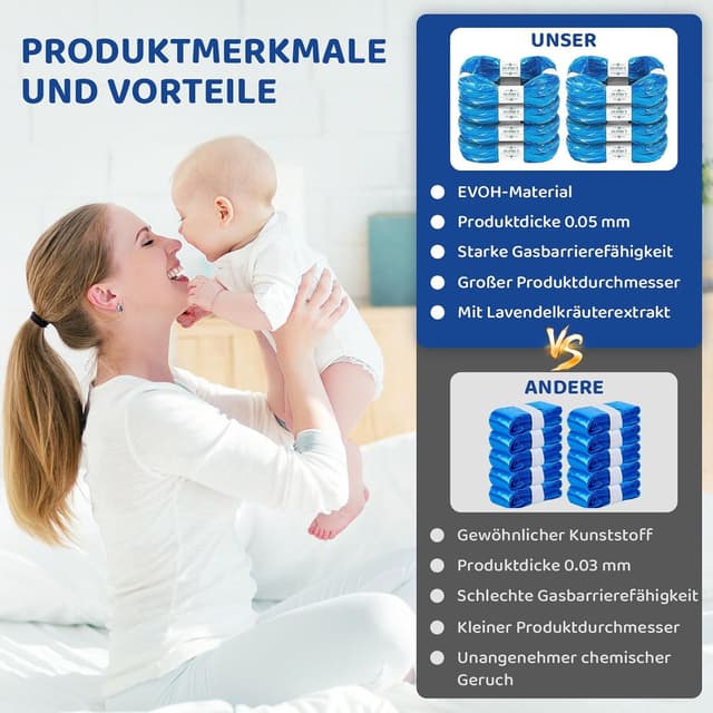 Thumbnail 4 de HUPIRCT 12 Stück Windeleimer Nachfüllkassetten 🗑