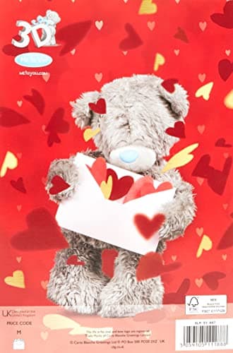 Detalle de Carte d'anniversaire holographique Me To You Bear Husband ⚡