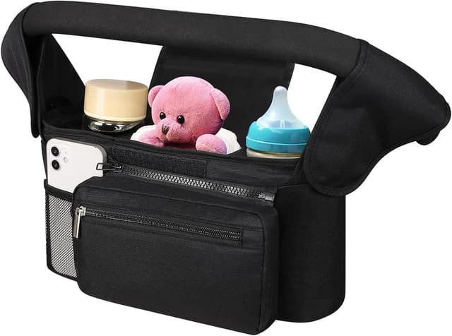 Detalle de Hranio Pram Bag Organiser 3 Cup Holders
