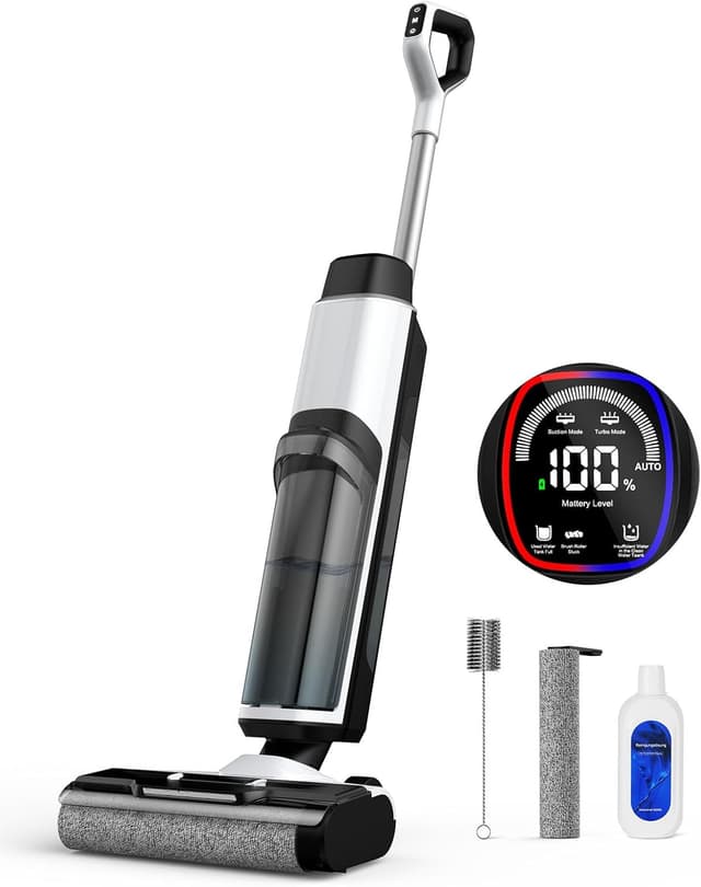 Detalle de Nass-Trockensauger Akku 20.000 Pa mit Wischfunktion 🧹