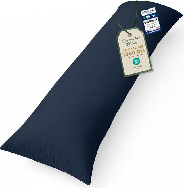 Detalle de Utopia Bedding Cuscino lungo per gravidanza 40x145 cm