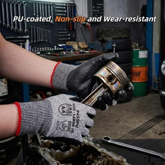 Thumbnail 3 de AovYoo Guanti da Lavoro Antitaglio Classe 5