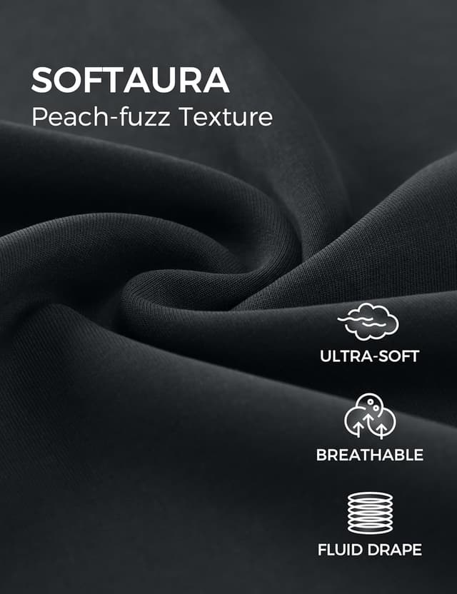 Detalle de CRZ YOGA SoftAura pantaloni da donna a gamba dritta casual con tasche e cintura elastica (71/76/81 cm)