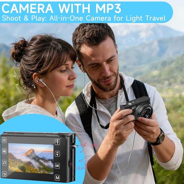 Detalle de 4K 48MP Digital Camera with Touch Screen