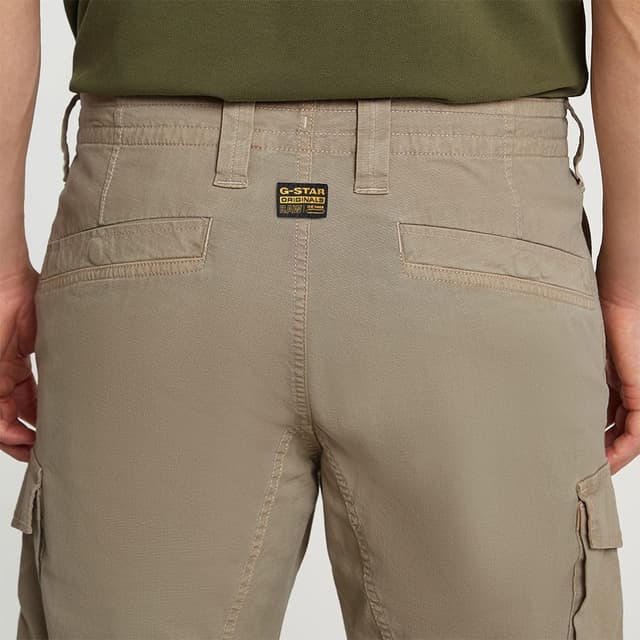 Detalle de G-Star Herren Core Regular Cargo – Cargo-Hose mit Knopf- und Reißverschluss