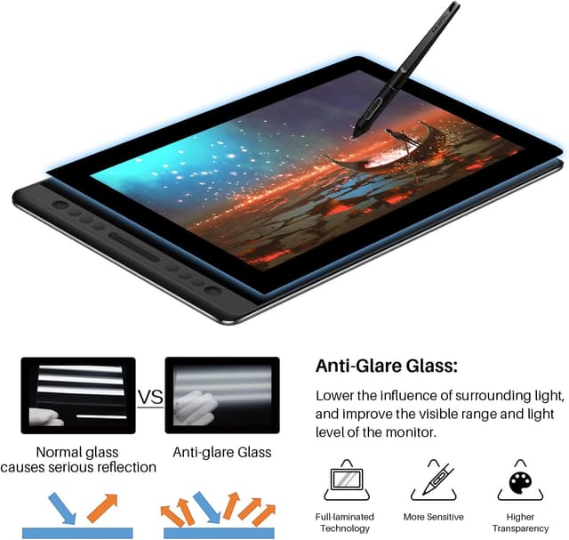 Detalle 2 de HUION KAMVAS Pro 16 15.6-inch Pen Display