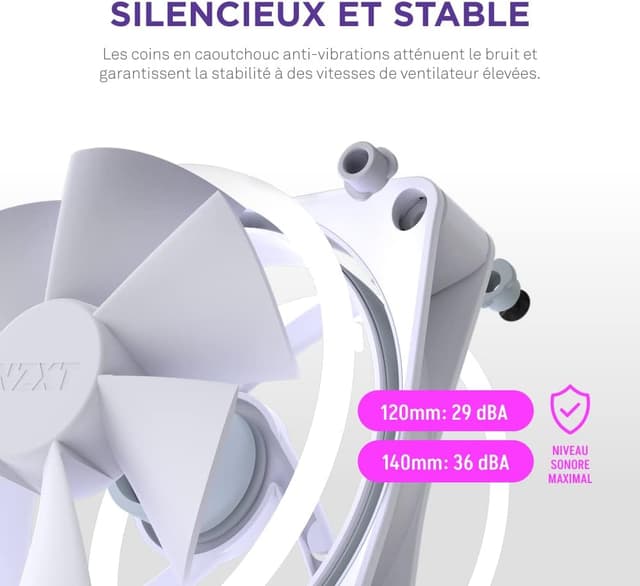 Thumbnail 6 de NZXT F140 RGB Duo, 20 LED, ventilateur ⚙