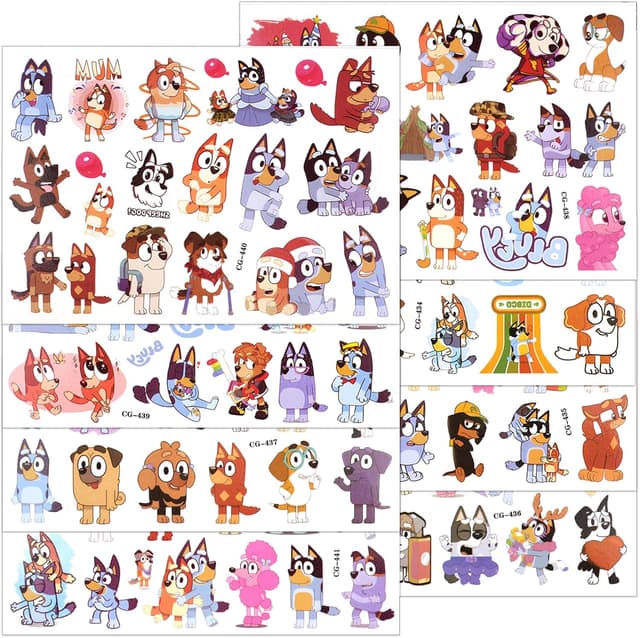 Thumbnail 3 de Tatuajes Temporales Niños Pequeñas 🐶, 8 Hojas, Impermeables