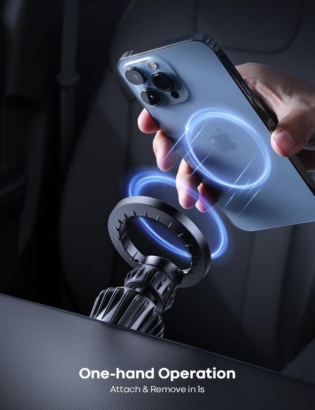 Detalle 2 de Lamicall MagSafe Car Mount 20‑magnet for iPhone