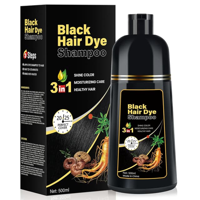 Thumbnail 6 de Dunkelbraunes Haarfärbeshampoo 3 in 1 für graues Haar (500 ml) – für Männer & Frauen