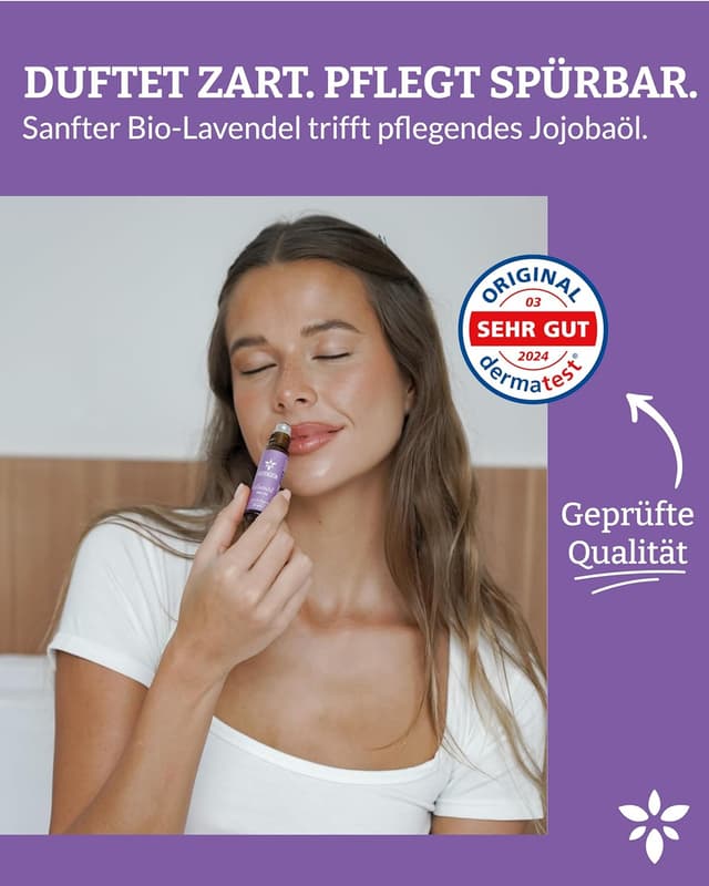 Detalle 2 de Heldengrün BIO Roll-On Lavendel 2-in-1