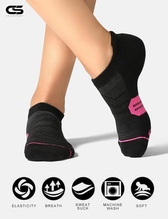Thumbnail 4 de CS CELERSPORT 6-Pack Women's Ankle Running Socks