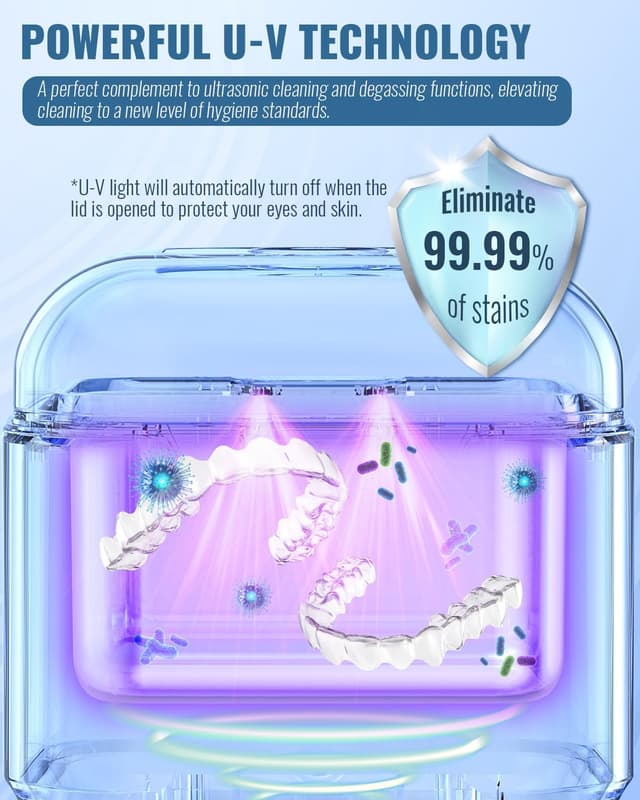 Thumbnail 2 de Triler Ultrasonic Retainer Cleaner Portable 48kHz