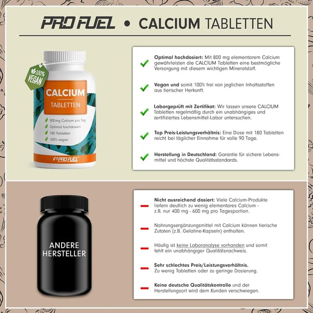 Thumbnail 2 de Calcium Tabletten 180x 800 mg