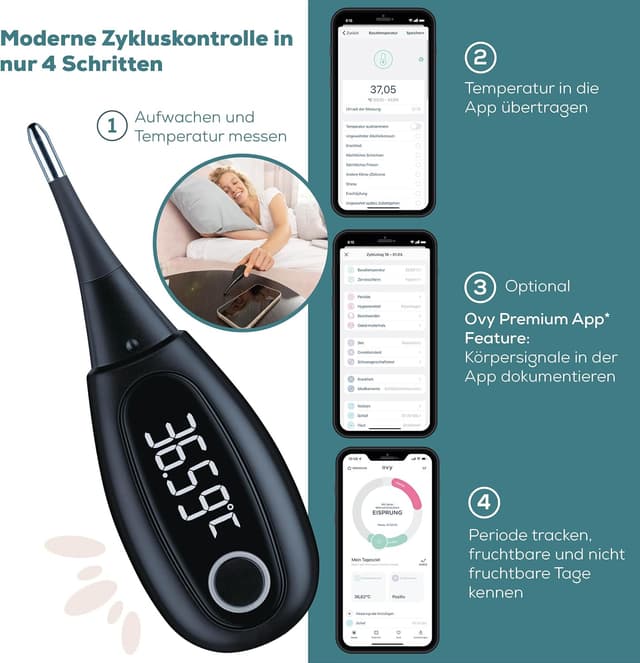 Thumbnail 5 de Beurer OT 30 BasalControl Smart Basalthermometer