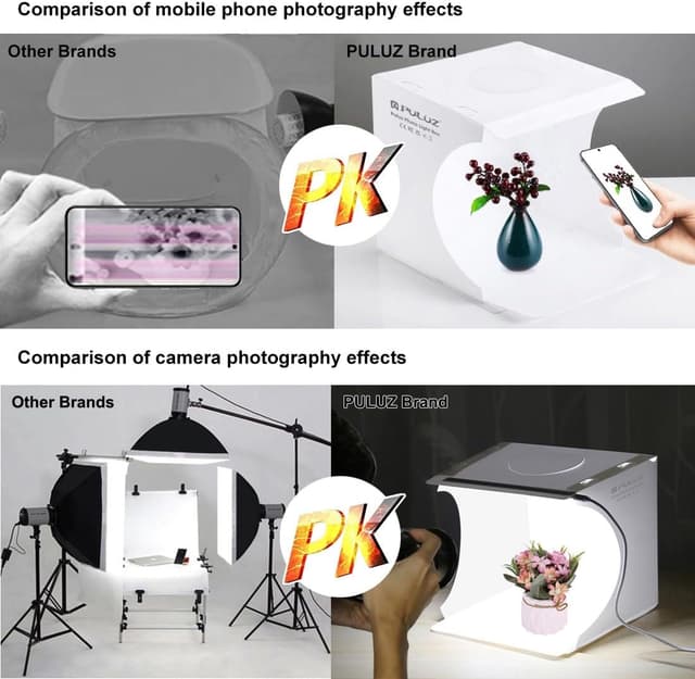 Detalle 2 de PULUZ Mini studio photo, 21 cm