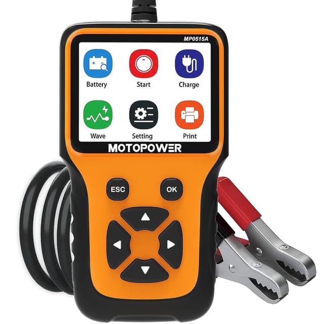 Detalle de MOTOPOWER MP0515A 12V Battery Tester