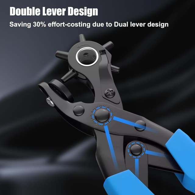 Detalle 2 de Leather hole punch plier tool, 4.5 mm